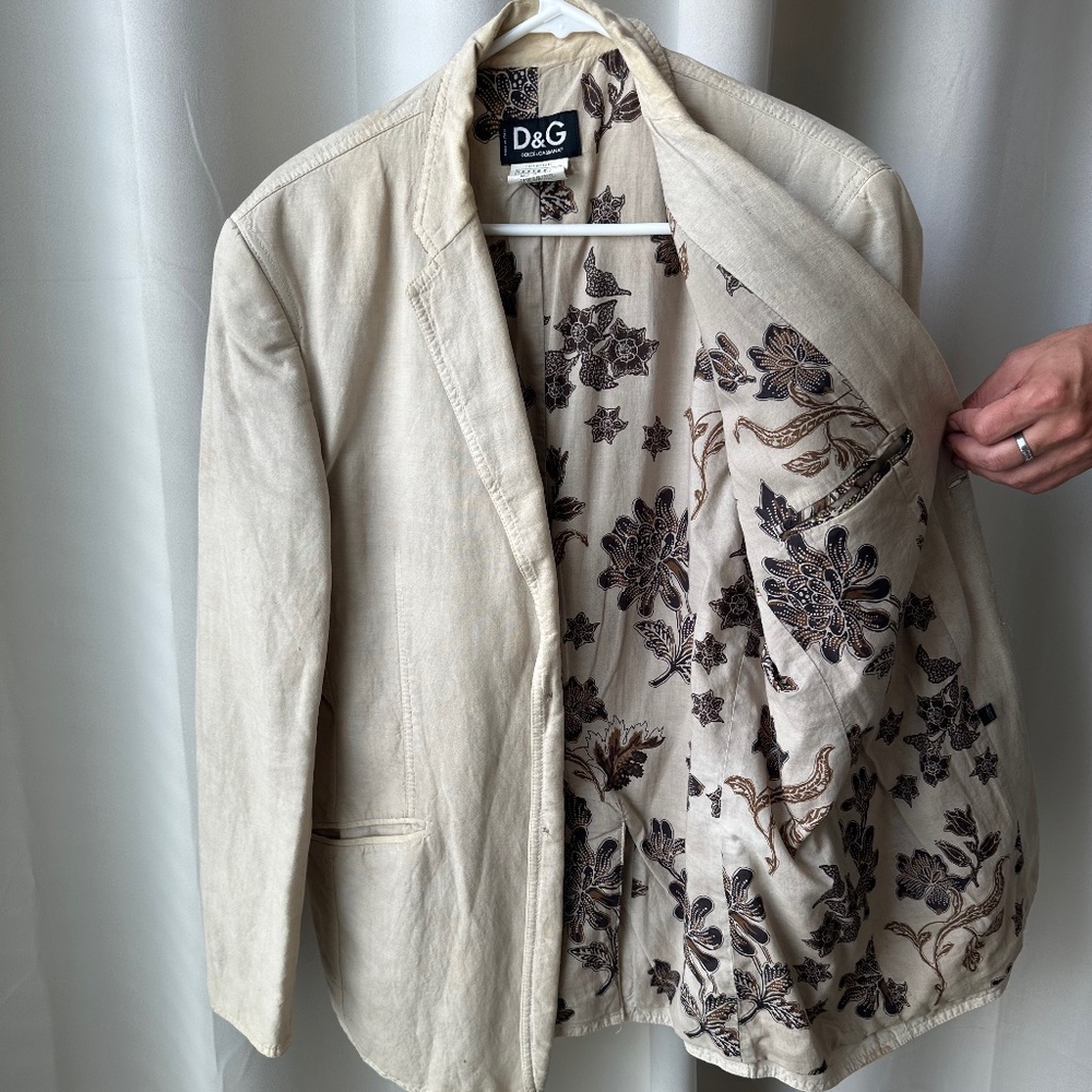 Dolce & Gabbana Linen Blazer